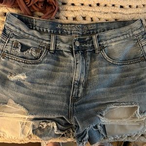 Vintage hi-rise festival jean shorts- American eagle size 12